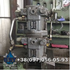 Ремонт гидронасоса асфальтоукладчика VOLVO-ABG